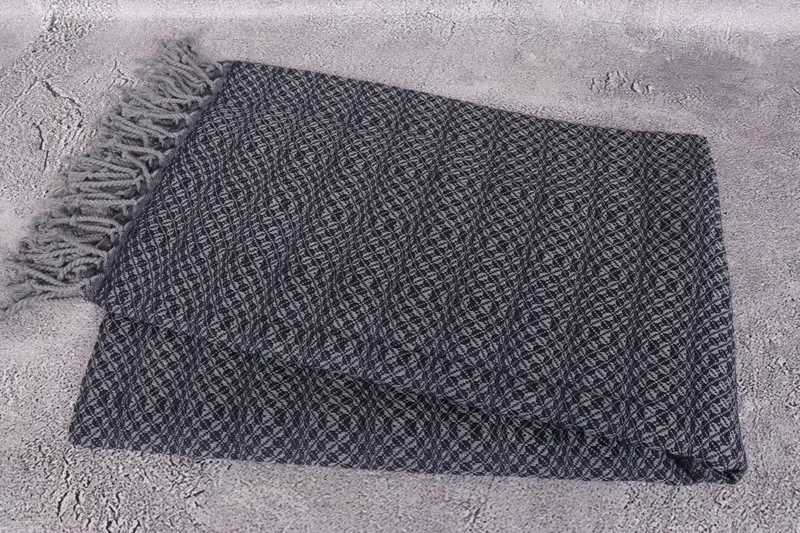 Peshtemal Towel, Gift For Wedding Day, 70x40 Cotton Geometric Towel, Turkish beach towel, Valentines Day Gift Idea, Bridesmaid Gift Towel - 6