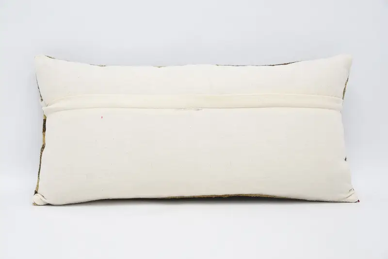 Natural Cushion, Toss Pillow, 12x24 Brown Cushion, Vintage Pillow, Throw Kilim Pillow, Pillow for Couch, Cushion, Outdoor Bolster Pillow Cover - 6