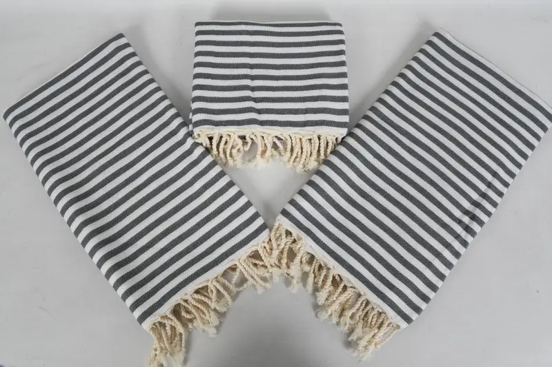 Gift For Him, Absorbent towel, Custom Towel, Wedding For Favor, Bulk Order Towel, Unique Wedding Gift, 70x40 Cotton Striped Towel, Custom Bath Towel - 8