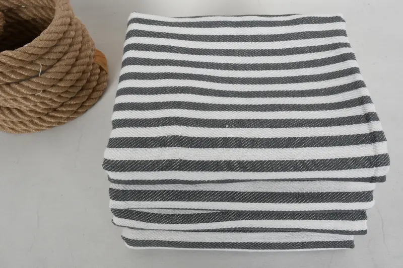 Gift For Him, Absorbent towel, Custom Towel, Wedding For Favor, Bulk Order Towel, Unique Wedding Gift, 70x40 Cotton Striped Towel, Custom Bath Towel - 5