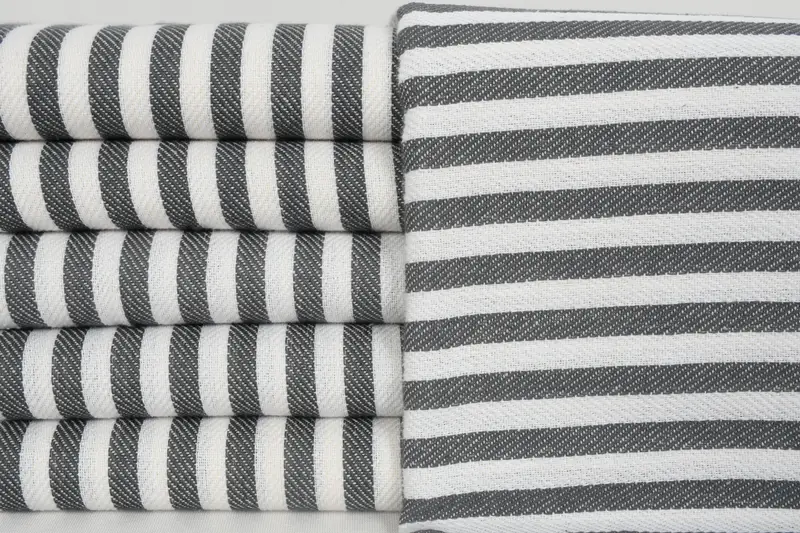 Gift For Him, Absorbent towel, Custom Towel, Wedding For Favor, Bulk Order Towel, Unique Wedding Gift, 70x40 Cotton Striped Towel, Custom Bath Towel - 1