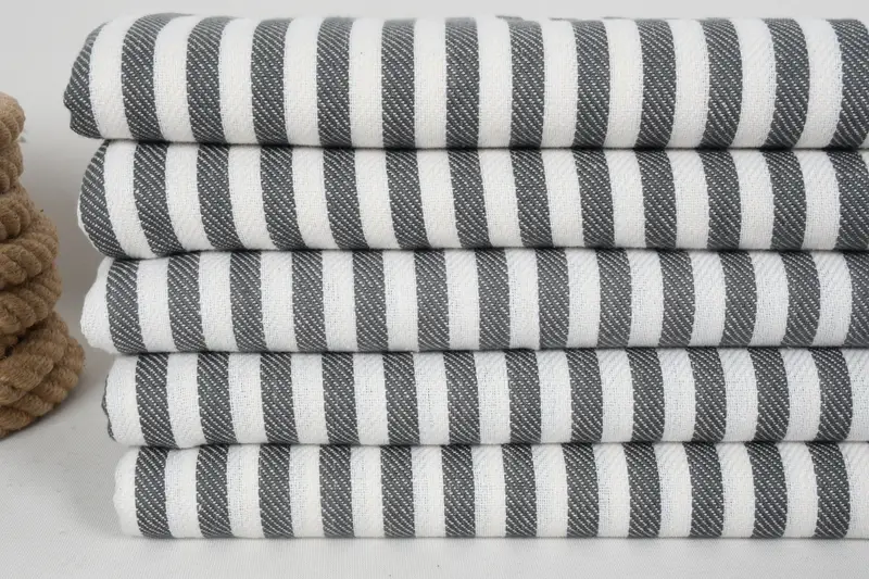 Gift For Him, Absorbent towel, Custom Towel, Wedding For Favor, Bulk Order Towel, Unique Wedding Gift, 70x40 Cotton Striped Towel, Custom Bath Towel - 2