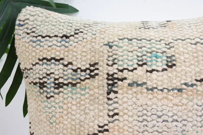 Gift Pillow, 12x12 Beige Pillow Case, Car Pillow Case, Boho Pillow Sham Cover, Office Chair Pillow Cover, Vintage Pillow, Pillow Case - 2
