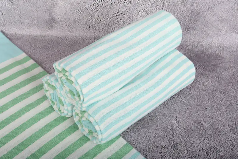 Bath towel, Welcome Wedding Gift, Turkish towel, Soft and absorbent Turkish towel, 70x40 Cotton Striped Towel, Bachelorette Party Favors - 7