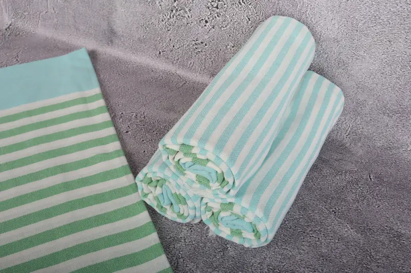 Bath towel, Welcome Wedding Gift, Turkish towel, Soft and absorbent Turkish towel, 70x40 Cotton Striped Towel, Bachelorette Party Favors - 8