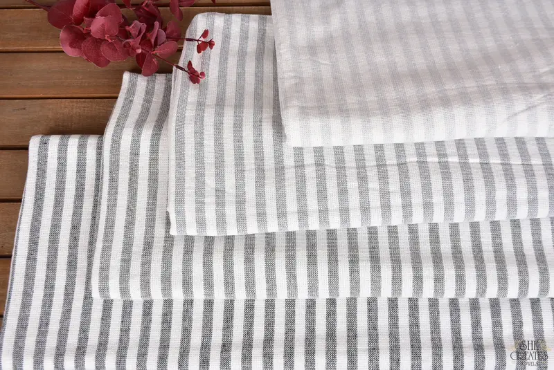 Bridesmaid Gift Towel, Beach Wedding Favor, Absorbent Turkish towel, Christmas Gift, 68x40 Cotton Striped Terry Towel, Lightweight towel, Gym Towel - 5