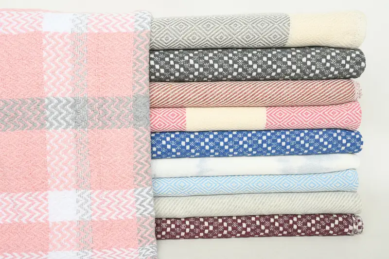 Small Bath Towels, Turkish Towel Hand Towel, Wedding Favors, 36x18 Cotton Set of 10 Towel, Bachelor Party Favors, Customized Turkish Towel - 1