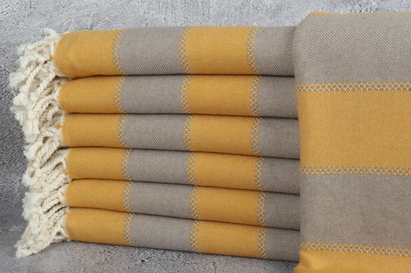 68x36 Cotton Striped Towel, Wedding Shower Gift, Personalized Beach Towel, Turkish towel, Customized Turkish Towel, Bachelorette Party Gifts - 1