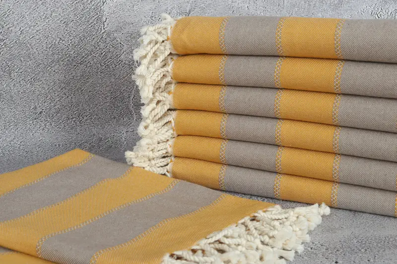 68x36 Cotton Striped Towel, Wedding Shower Gift, Personalized Beach Towel, Turkish towel, Customized Turkish Towel, Bachelorette Party Gifts - 2