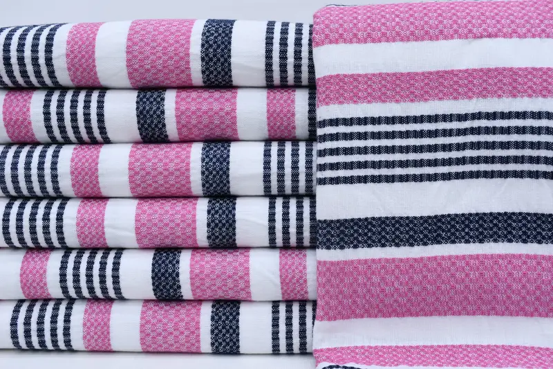 Unique Wedding Gift, Bridal Party Gifts, Housewarming Gift, Travel towel, 70x36 Cotton Striped Towel, Turkish hand towel, Custom Bath Towel - 2