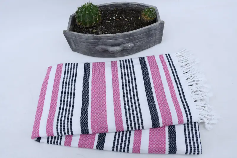 Unique Wedding Gift, Bridal Party Gifts, Housewarming Gift, Travel towel, 70x36 Cotton Striped Towel, Turkish hand towel, Custom Bath Towel - 6