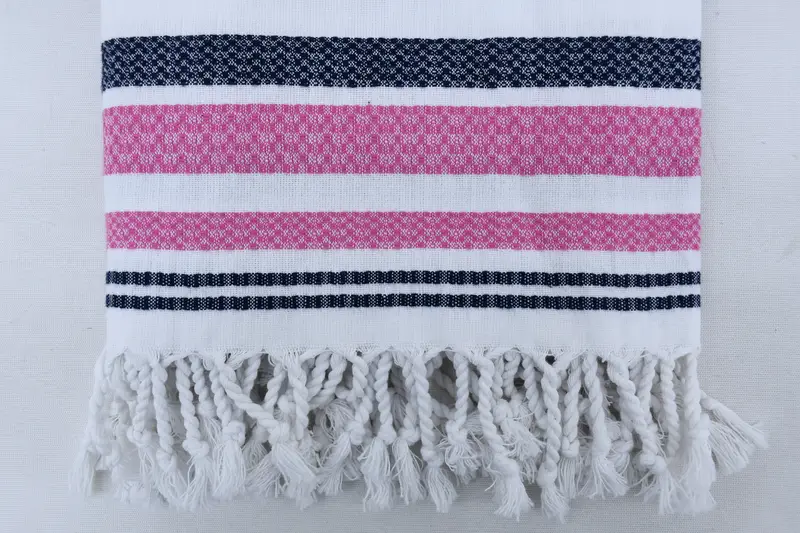 Unique Wedding Gift, Bridal Party Gifts, Housewarming Gift, Travel towel, 70x36 Cotton Striped Towel, Turkish hand towel, Custom Bath Towel - 5