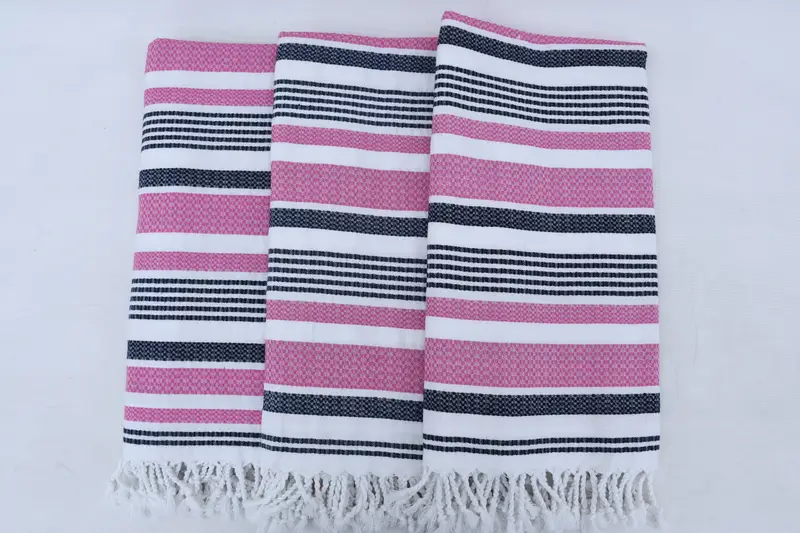 Unique Wedding Gift, Bridal Party Gifts, Housewarming Gift, Travel towel, 70x36 Cotton Striped Towel, Turkish hand towel, Custom Bath Towel - 4
