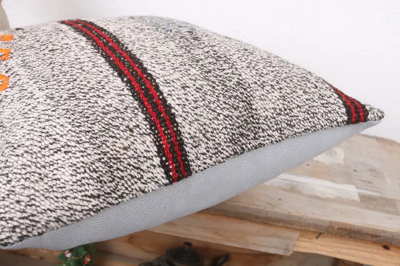 Pillow, Anatolian Pillow Sham, Interior Designer Pillow, Gift Pillow, Pillow for Sofa, Christmas Cushion Case, 16x16 White Cushion Cover - 6