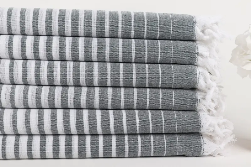 Bachelorette Party Favor, Holiday Towel, Sand-resistant towel, Turkish Towel Beach, 70x40 Cotton Striped Towel, Bachelorette Party Gifts Bridesmaids - 3