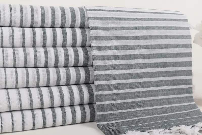 Bachelorette Party Favor, Holiday Towel, Sand-resistant towel, Turkish Towel Beach, 70x40 Cotton Striped Towel, Bachelorette Party Gifts Bridesmaids - 2