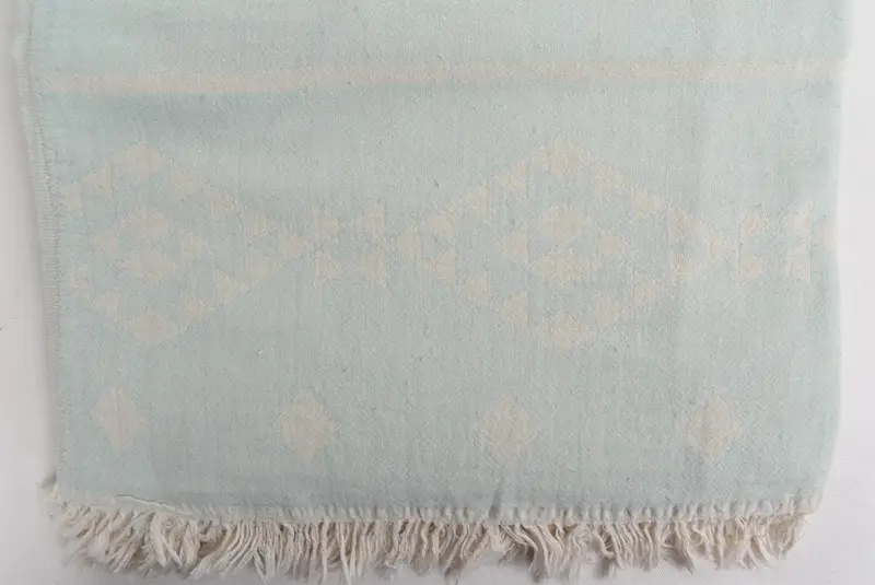 70x60 Cotton Geometric Towel, Personalized Home Gift Wedding, Valentines Day Gift Idea, Turkish Blanket, Throw Blanket Couch, Bridal Shower Gift - 5