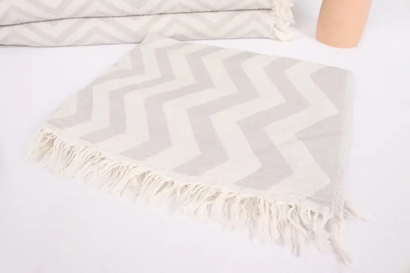 Personalized Kitchen Towel, Personalized Dish Towel, Bridesmaid Gift, Personalized Turkish Towel, Wedding Favors, 40x24 Cotton Zigzag Design Towel - 5