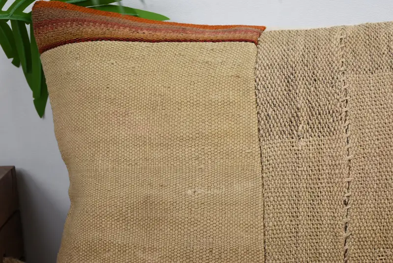 Pillow, Vintage Kilim Throw Pillow, 12x20 Brown Pillow Cover, Vintage Kilim Pillow Pillow, Antique Pillows, Vintage Kilim Pillow - 2