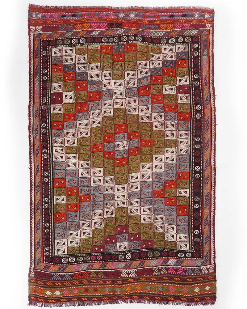 Alfombra Elegante Verde, 5,3x8ft Solid Comfort