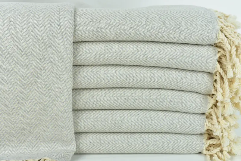 70x40 Cotton Herringbone Towel, Peshtemal Towel, Gift For Her, Monogram Turkish Towel, Best Beach Towel, Custom Name Towel, Bachelorette Party Favor - 1