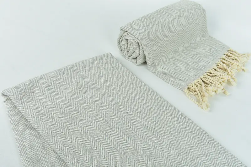 70x40 Cotton Herringbone Towel, Peshtemal Towel, Gift For Her, Monogram Turkish Towel, Best Beach Towel, Custom Name Towel, Bachelorette Party Favor - 7