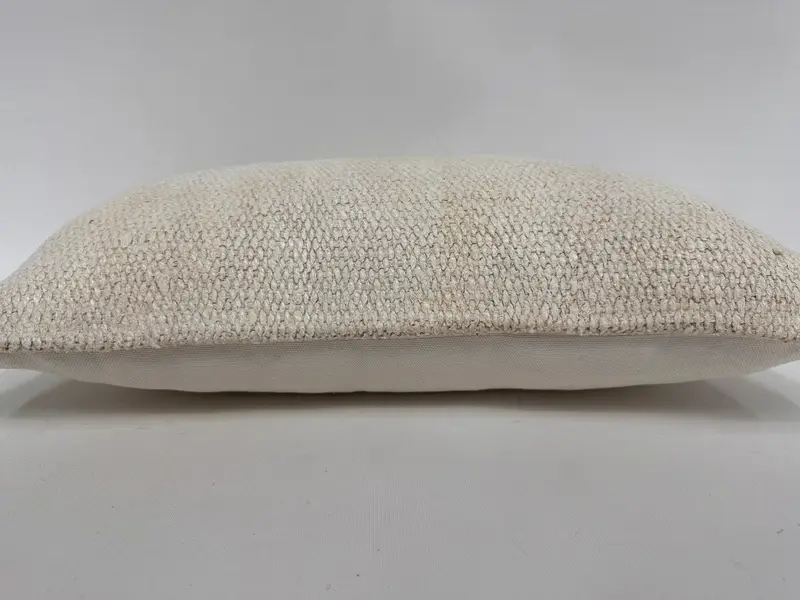 12x20 Inches Striped Cotton Pillow, Versatile Rectangle Pillow - 5