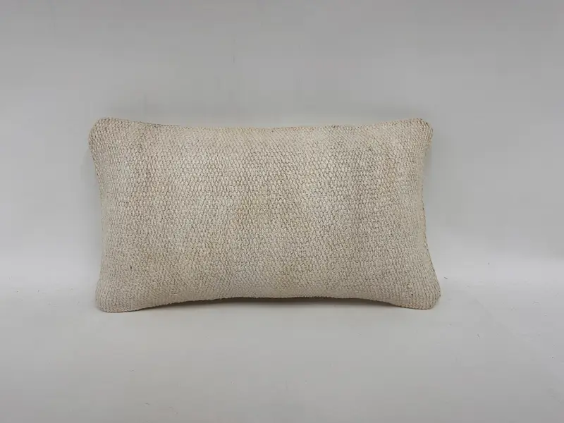 12x20 Inches Striped Cotton Pillow, Versatile Rectangle Pillow - 1