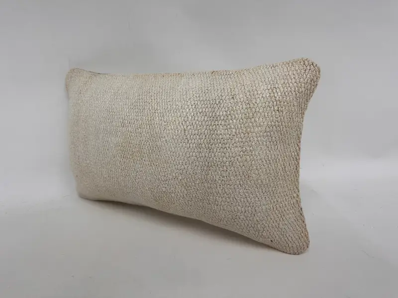 12x20 Inches Striped Cotton Pillow, Versatile Rectangle Pillow - 4
