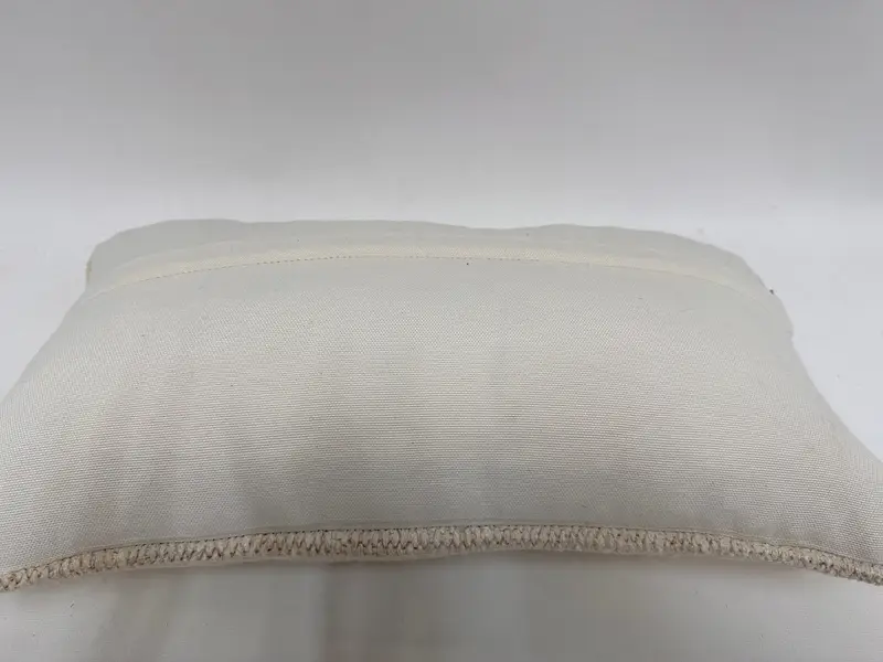 12x20 Inches Striped Cotton Pillow, Versatile Rectangle Pillow - 7
