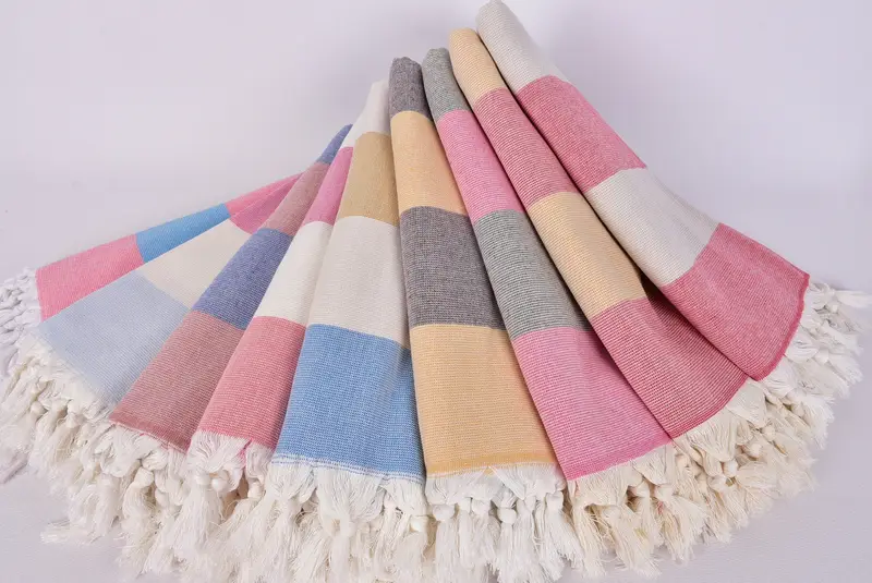 Gift For Her, 70x36 Cotton Striped Terry Towel, Custom Gifts, Bridesmaid Gifts, Bridemaids Beach Towel, Beach Towel Gift, Spa Gift Towel - 4