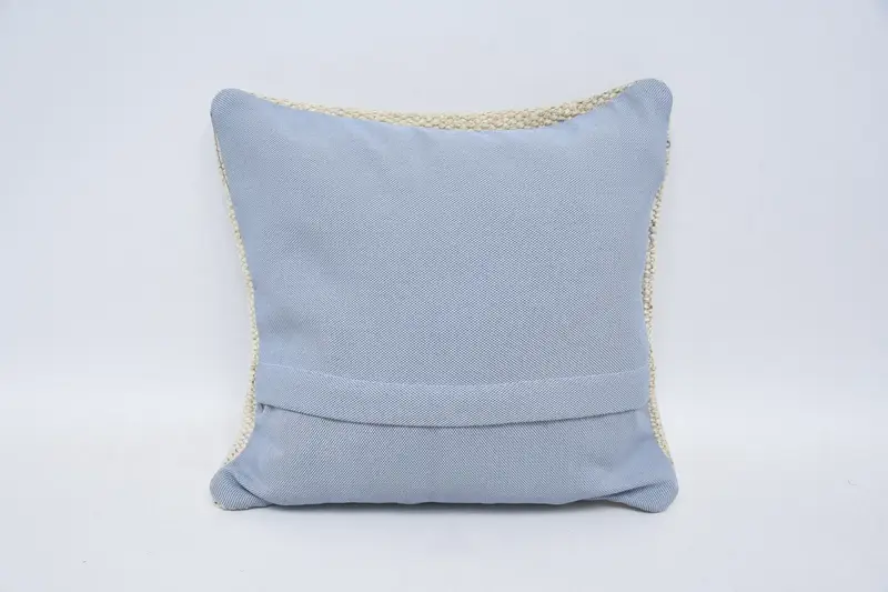 12x12 White Cushion Case, Turkish Kilim Pillow, Seat Pillow, Oriental Pillow Sham, Vintage Pillow, Gift Pillow, Cushion Cover - 6
