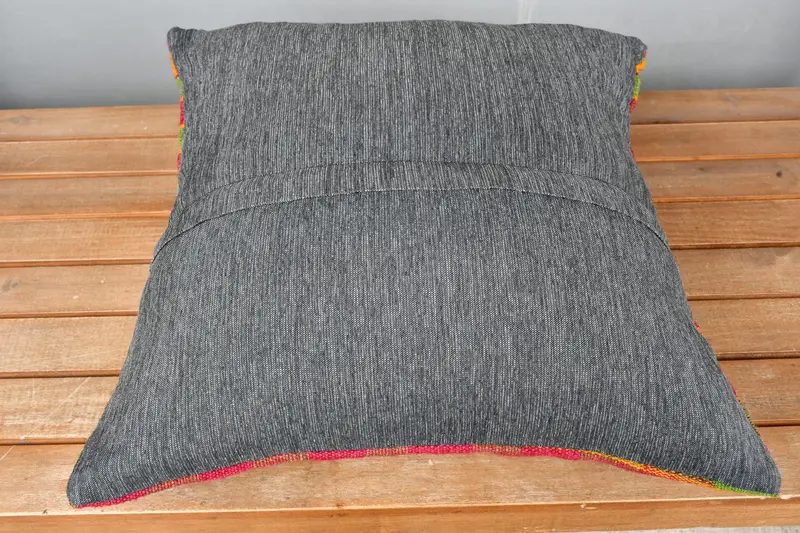 Home Decor Pillow, Aesthetic Pillow, Boho Pillow Sham Cover, Interior Designer Pillow, 18x18 Red Pillow Case, Meditation Pillow Cover, Pillow Case - 5