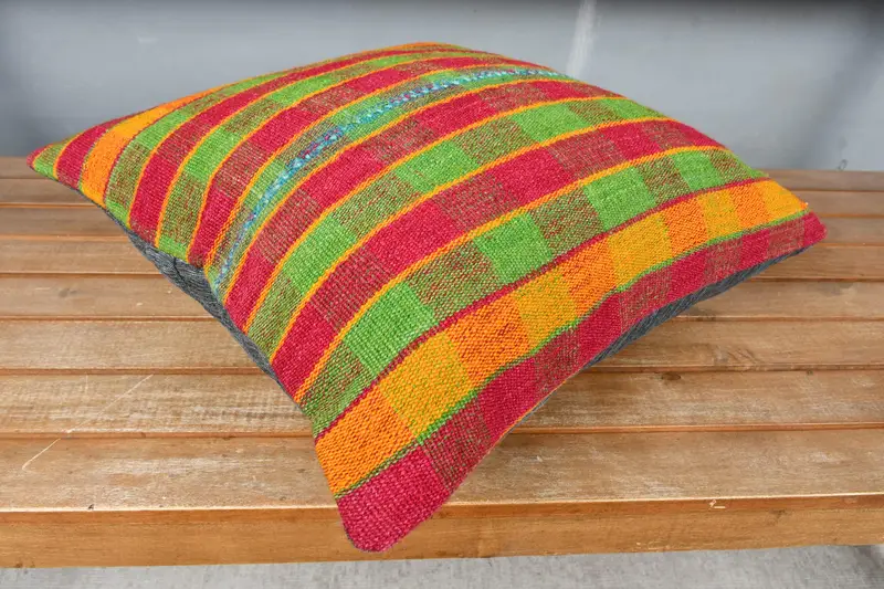 Home Decor Pillow, Aesthetic Pillow, Boho Pillow Sham Cover, Interior Designer Pillow, 18x18 Red Pillow Case, Meditation Pillow Cover, Pillow Case - 2