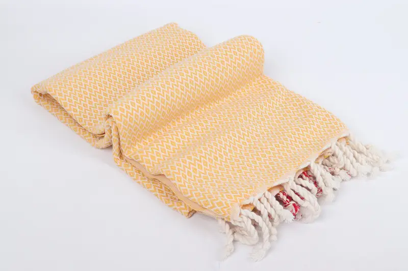 Wedding Day Gift For Bride, Sand-resistant towel, Custom Beach Towel, 70x40 Cotton Diamond Towel, Beach Towel Gift, Monogrammed Turkish Towel - 6