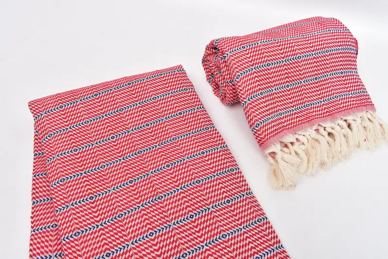 Housewarming Gift, Cute Beach Towel, Bachelorette Party Gift, Turkish Towel USA, Guest Towel, Bride Gift, Spa Gift Towel, 70x40 Cotton Striped Towel - 7