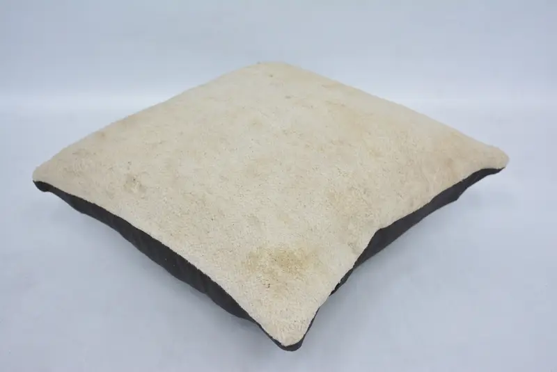 Hippie Throw Cushion Case, Antique Pillows, Kilim Pillow, Vintage Throw Cushion Case, 14x14 Beige Cushion Case, Pillow Sham, Pillow for Sofa - 6