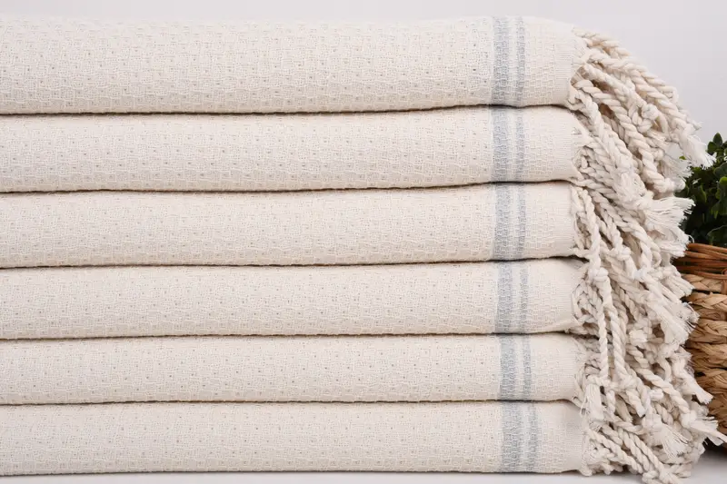 68x36 Cotton Striped Towel, Yoga Towel, Best Beach Towel, Bridal Shower Gift, Home Decor Gifts, Bachelorette Favor, Beach Theme Wedding Gift - 2
