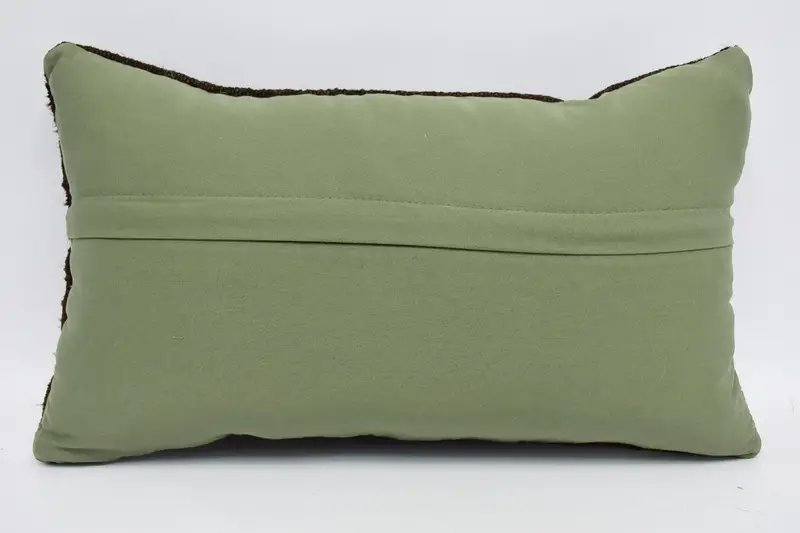 Pet Pillow Sham, Pillow for Couch, 12x20 Brown Cushion Case, Pillow Sham, Pillow for Sofa, Kilim Cushion Sham, Square Throw Cushion Case - 6