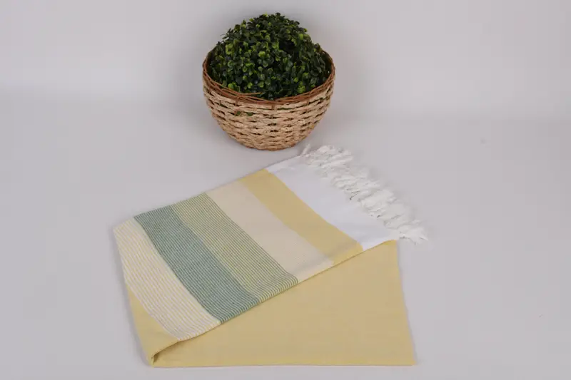 Peshtemal Towel, Bridesmaid Gift, 68x40 Cotton Striped Towel, Luxury towel, Oversized lightweight Turkish bath towel USA, Bridal Shower Favor - 4