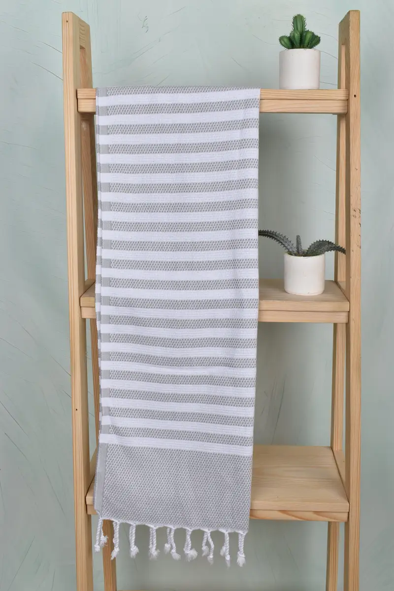 Bachelorette Towel, Bridesmaid Gifts, Wedding Anniversary Gift, 44x24 Cotton Striped Towel, Kitchen Towel, Engagement Gift, Turkish Towel Hand Towel - 8