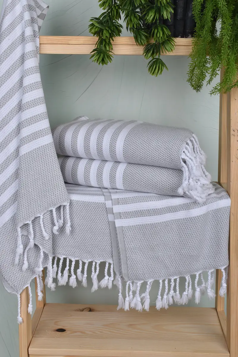Bachelorette Towel, Bridesmaid Gifts, Wedding Anniversary Gift, 44x24 Cotton Striped Towel, Kitchen Towel, Engagement Gift, Turkish Towel Hand Towel - 6