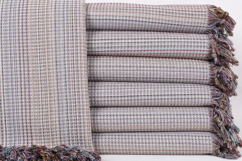 92x88 Cotton Geometric Towel, Bachelorette Party Favors, Bachelorette Party Gifts, Bridesmaid Gifts, Woven Throw Blanket, Bachelorette Party Items - 1