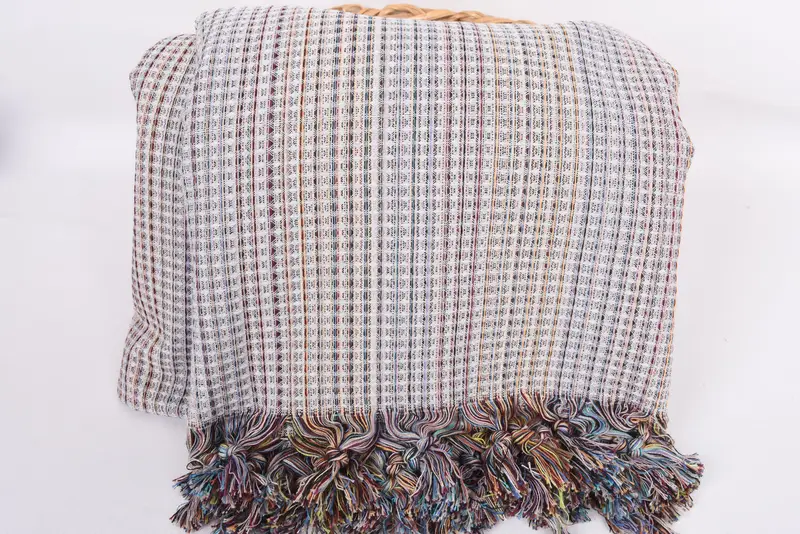 92x88 Cotton Geometric Towel, Bachelorette Party Favors, Bachelorette Party Gifts, Bridesmaid Gifts, Woven Throw Blanket, Bachelorette Party Items - 5