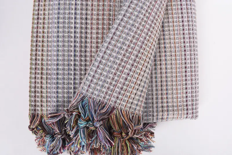 92x88 Cotton Geometric Towel, Bachelorette Party Favors, Bachelorette Party Gifts, Bridesmaid Gifts, Woven Throw Blanket, Bachelorette Party Items - 8