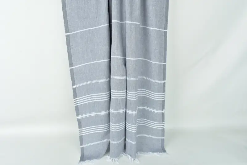 Wedding Favors, Custom Gift, Personalized Beach Towel, Halloween Gifts, Best spa Turkish towel for luxury home decor, 68x36 Cotton Striped Towel - 8