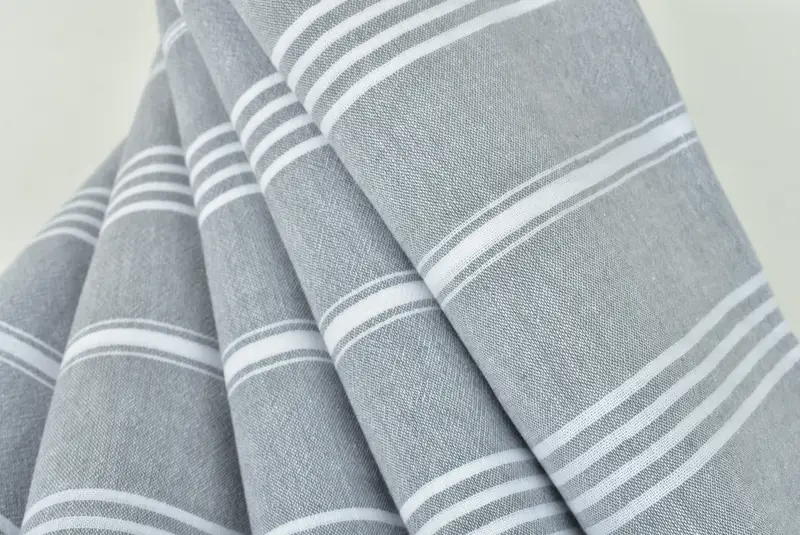 Wedding Favors, Custom Gift, Personalized Beach Towel, Halloween Gifts, Best spa Turkish towel for luxury home decor, 68x36 Cotton Striped Towel - 5