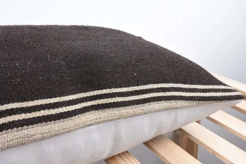 Vintage Pillow, Bright Pillow, Vintage Throw Pillow Sham, Rustic Pillow Case, 16x48 Brown Cushion, Pillow Cover, Pillow for Couch, Pillow for Sofa - 7