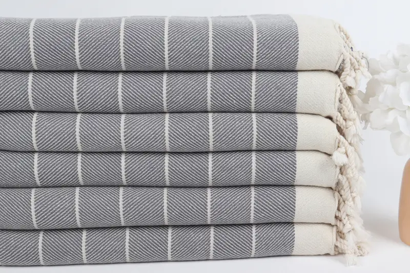 Bachelorette Party Gifts, Turkish Towel Bulk, Handmade Gift, Personalized Gifts, Bridesmaid Gifts, 70x40 Cotton Herringbone Towel, Scarf Towel - 3