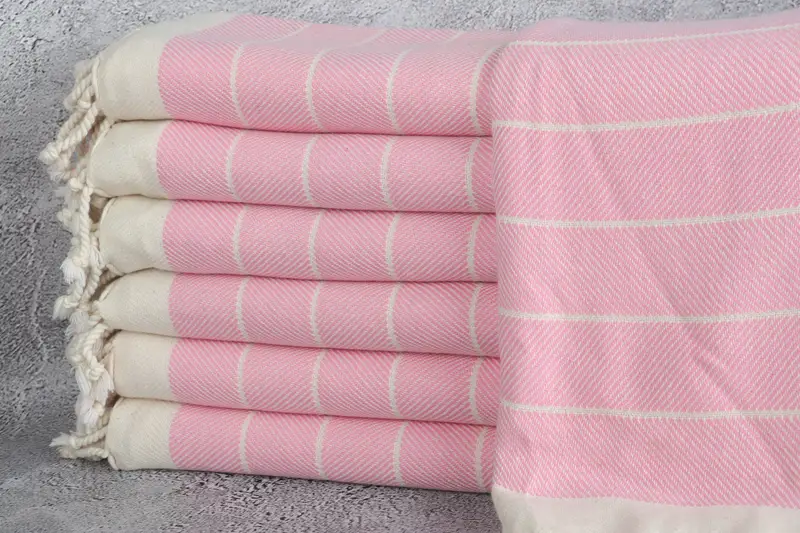 Miami Bachelorette Party Favors, Gift For Mom, 70x40 Cotton Herringbone Towel, Bridesmaid Gifts, Sand-free towel, Absorbent Turkish towel - 1